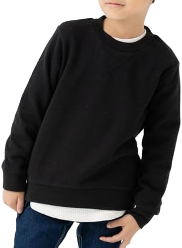 （17:30時点） [chil2] 子供服 トレーナー 無地 キッズ 男の子 女の子 綿 100% ユニ ベビー服 コットン 長袖 スウェット 裏毛 14251681-160BK