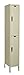 Hallowell UEL1258-2PT Parchment Steel DigiTech Electronic Access Locker, 1 Wide with 2 Opening, Double Tier, 12" Width x 78" Height x 15" Depth, Knock Down
