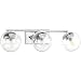 Progress Lighting P2856-15 Mod Three-Light Bath, Polished Chrome