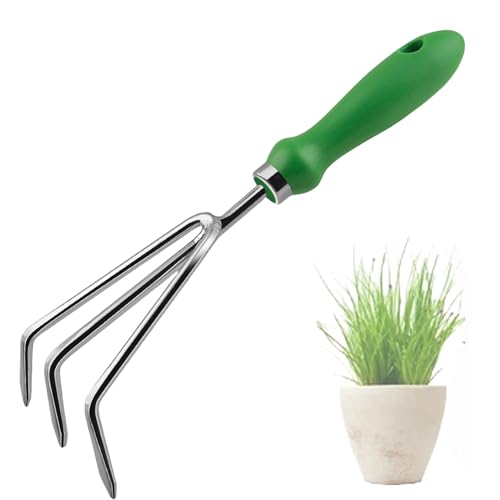 Attrezzi manuali da giardinaggio, rastrello da giardino, rastrello da giardino, rastrello a mano per giardinaggio erba cavalli, strumento da giardinaggio durevole e di lunga durata