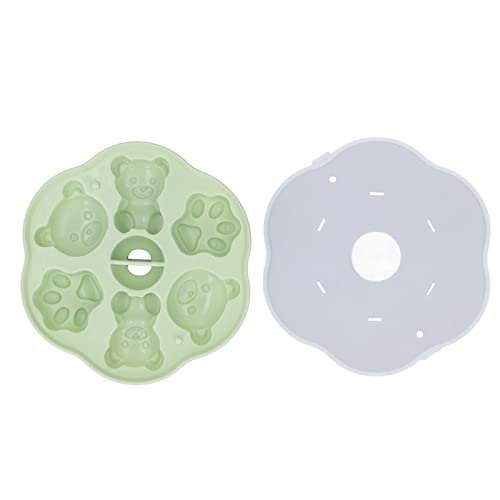 Molde de silicona diseño oso y gato para alimentos miniatura 6