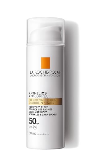 La Roche Posay Gel Crema Protector Antiedad, Fotocorrector de Uso Diario con SPF50, Corrige Arrugas y Manchas, Mejora… — oferta en Amazon