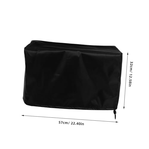 Cubierta de motor impermeable y resistente al sol en poliéster negro para tractor 3