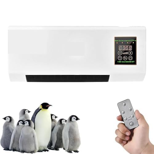Aire Acondicionado 2 En 1 Calefacción De Enfriamiento 12000 BTU, Portátil Tranquilo 30dB, Enfriamiento Rápido 5 Sec, para Habitaciones hasta 42 M2 con Control Remoto