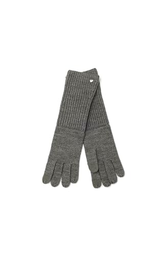 ケイト・スペード ニューヨーク レディース スペードニット ロンググローブ, シンダーグレー。, One Size