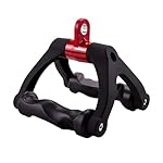 HXD-ERGO Double D Handle for Cable Machine - Ergonomic Row Handle Cable Attachment - Triangle V Bar Grip LAT PullDown Attachments for Home Gym