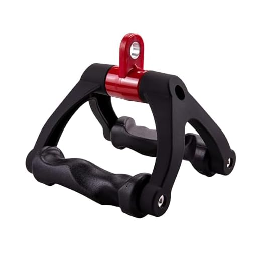 HXD-ERGO Double D Handle Row Handle Grip Triangle V Shaped Handle, Ergonomic Handle Cable Machine Attachment for Gym, Non-Slip and Comfortable Exercise Handle V Bar Cable Attachment