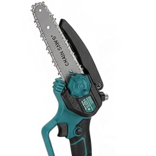 K2 STORE - Set Potatura a Batteria 48V Con Forbici Display e Motosega a Batteria 6 Pollici, Kit 2 in 1, Cesoie E Mini Motosega Elettriche per Potatura Giardino Rami Arbusti Vigneto