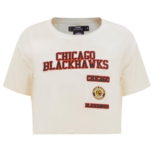 Camiseta NHL de manga corta para mujer diseño retro huevera talla M casual