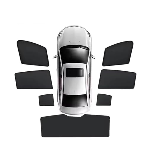 車用サンバイザー に適合する 起亜 に適合する ソレント UM MK3 2015-2019用カーウィンドウメッシュサンシェードカーテンUVカット断熱バイザー スクリーン(7PCS)