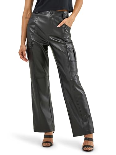Rock & Republic Women's Vegan Leather Cargo Pant