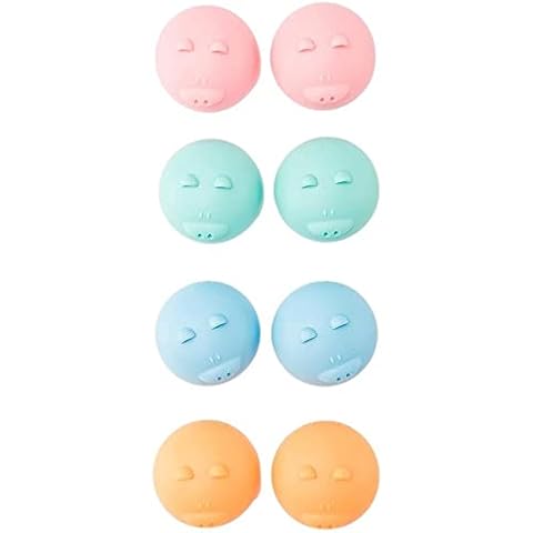 SPORTS WORLD VISION 3 x Posa Piggy-Bereich Spaß Niedliches Tier Kontaktlinsen-Aufbewahrungsbehälter für Reisen und Ersatzfälle Cover