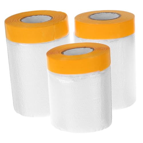 ARTIBETTER Papel De Enmascarar 3 Rollos Cubierta Protectora Para Pisos Decorativos Fácil De Instalar