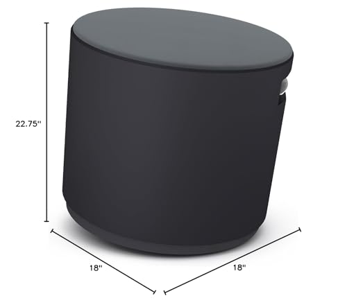 Image of Steelcase Turnstone Buoy, Graphite Fabric, Black -