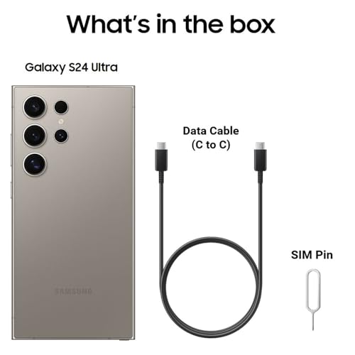 Image of Samsung Galaxy S24 Ultra 5G, US Version, 512GB, Marble Gray - Verizon (Renewed)