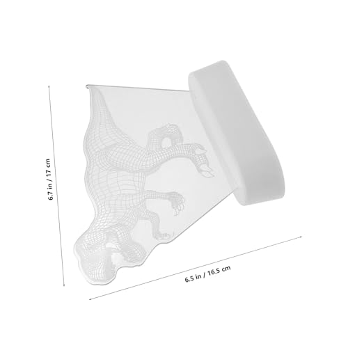 Lámpara de Mesa Dinosaurio 3D LED Luz Cálida Portátil miniatura 2