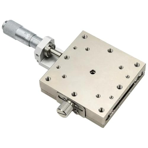 Etapa lineal manual eje X de acero inoxidable para un posicionamiento micrométrico LBX60-C