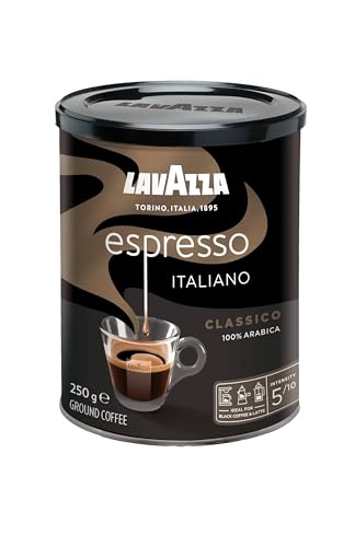 Lavazza Caffè Espresso gemahlener Kaffee, mittlerer Braten, 250 g