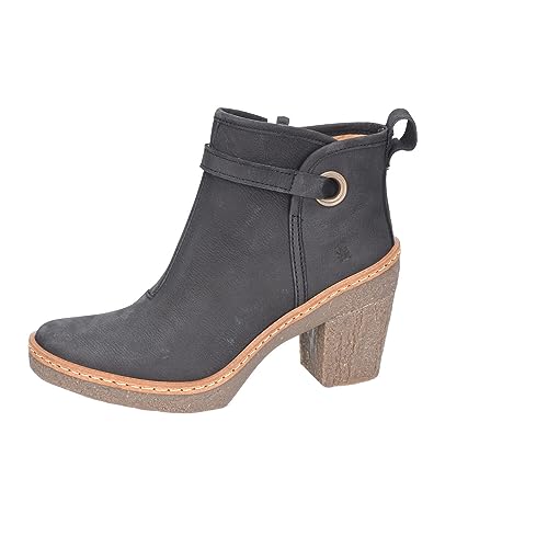 El Naturalista Para Mujer. 251791010005_001 Botines De Piel Haya N5179 Negro -Altura TacóN: 6 Cm- (41), 5 A 8Cm, Cremallera, Casual - 5
