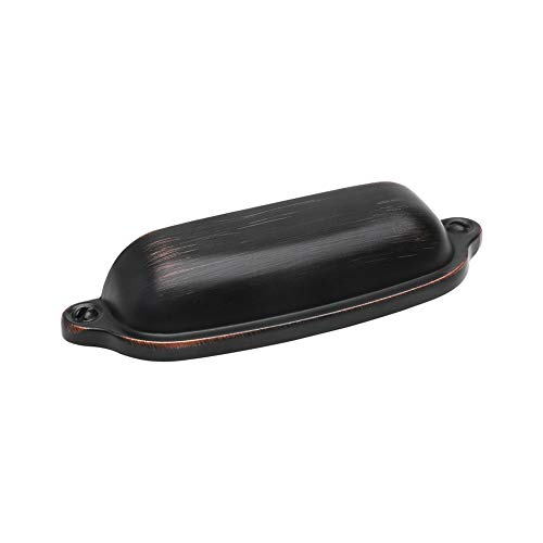 HARPOON Cup Handle Pulls Kitchen Drawer Cabinet Hardware European Style 3 Inch 10 Pack Oil-Rubbed Bronze by HARPOON - Used condition - US$16.50