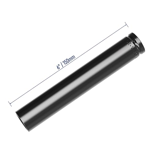 Image of 1 /2 Inch Drive by 19mm(3 /4-Inch) Deep Impact Socket, Heat-Treated CR-V Steel 6 Inch Length, 6-Point Metric Sizes
