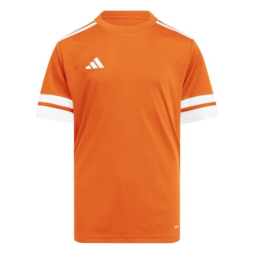 Adidas Unisex Kinder SQUADRA25 Jersey Short Sleeve Kids, Team Orange/White, 13-14 Years