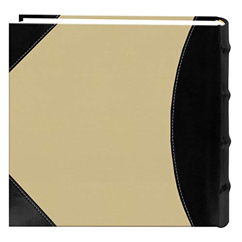 Pioneer Photo Albums 622500 High Capacity Photo Album, 500 Memo Pockets, Black and Beige