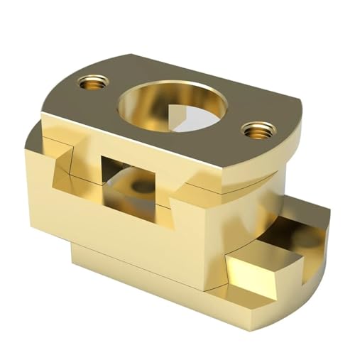 Générique - 1/2/4 pièces Accouplement Oldham 18 mm Ender 3 V2 CR10 Pro Coupleur à vis T8 Axe Z 8 Laiton Plateau chauffant for d'imprimante 3D(1pcs)