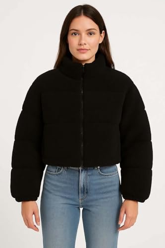 Image of KOTTY Women's Cozy Fit Full Sleeve Coral Fleece Zip Jacket - Winterwear with Pockets for Daily Warmth & Style