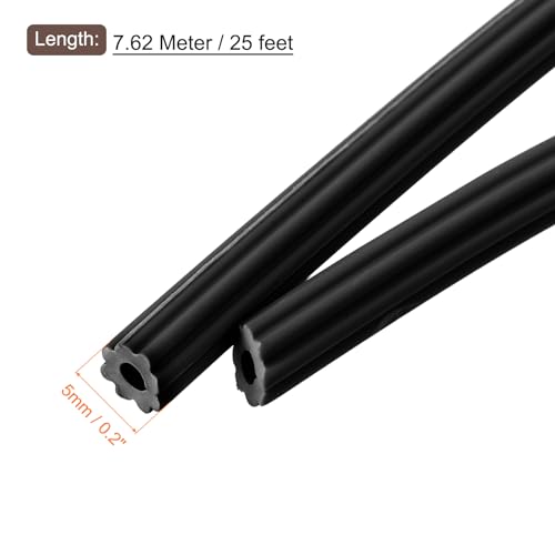 Ranura para pantalla uxcell de 0.5 cm: cordón de retención para ventanas de terraza 3