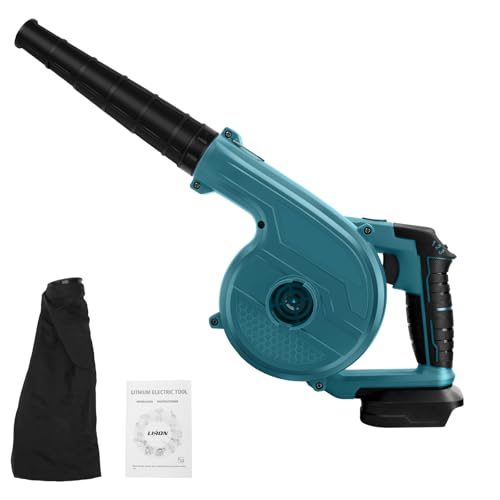 Souffleur Portable sans Fils à Batterie, Souffleur à Feuilles Électrique Compatible avec Makita 18V, Souffleur à Feuilles à Main pour Patio, Gazon, Poussière de Voiture (Piles Non incluses)