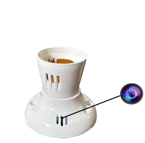 Asleesha 1080P Full HD WiFi Mini Security Bulb Holder CCTV Camera with Live Audio & Video Recording for Home & Office