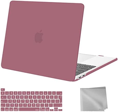 MOSISO Compatible with MacBook Pro 13 inch Case 2023 2022 2021-2016 Release M2 M1 A2338 A2289 A2251 A2159 A1989 A1706 A1708, Plastic Hard Shell Case & Keyboard Cover Skin & Wipe Cloth, Crystal Clear