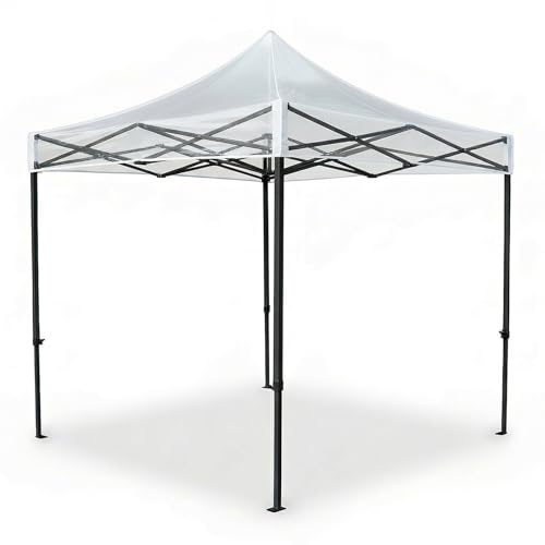 WTHAVEN Transparent Pop-up Gazebo Cover, Waterproof Heavy Duty Canopy Tent, PVC Cover Garden Awning for Outdoor Patio (Transparent, 9.8x9.8FT/3x3M)(Not Come with the Frame)