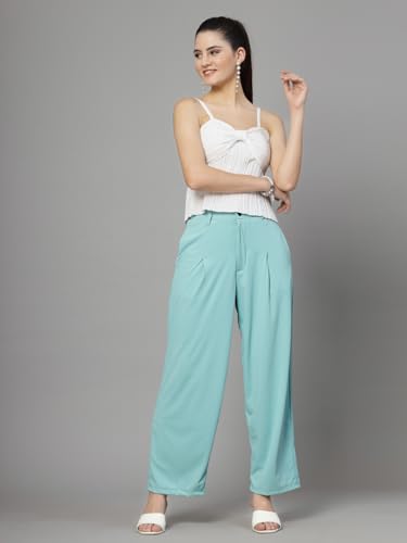 Image of UZARUS Women's Relax Fit Trouser 2 Pockets Baggy Pants