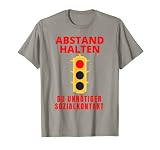 Distance : inscription humoristique, contact social innécessaire T-Shirt