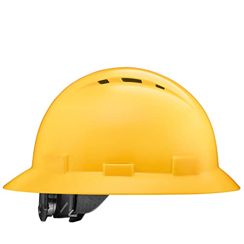 Full Brim Osha Construction Hard Hat Work Approved Safety Helmet, Solid Yellow Hard Hats, Cascos De Construccion Hardhat For Men And Women, Hard Hat By Acerpal #TOP20