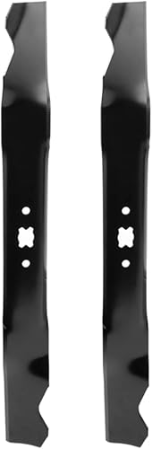 Miniatura 5 de Cluparis 942-0741A - Juego de 2 cuchillas de corte para cortacésped de 21 pulgadas, compatibles con MTDCub CadetTroy-Bilt reemplaza 742-04100,