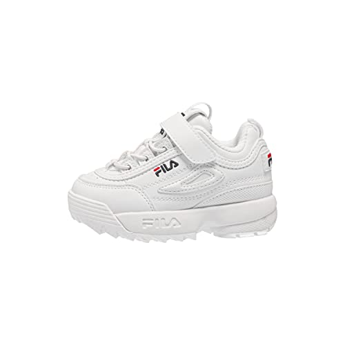 FILA Disruptor E infants, Zapatilla Unisex bebé, Blanco (White), 26 EU