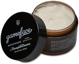 TRIUMPH & DISASTER | Gameface Moisturiser Jar | Hydrating Facial Moisturizer - Lightweight, Non-Greasy Facial Lotion for Men, 3.4 oz