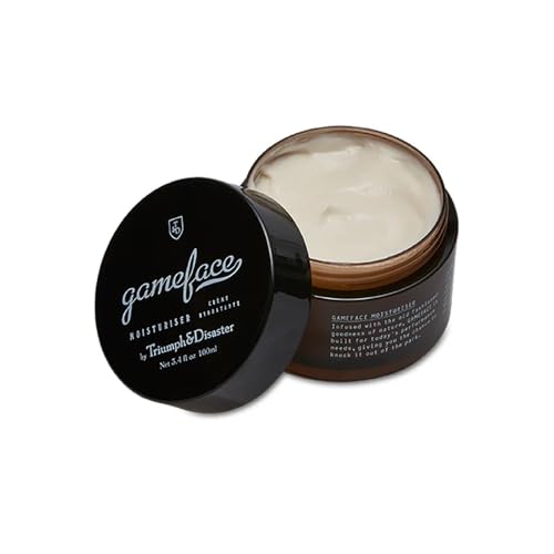 Triumph & Disaster Gameface Feuchtigkeitscreme-100ml - mit Jojobaextrakt Horopito Öl Vitamin E und natürliche Antioxidantien zur Feuchtigkeitsversorgung Beleben und rehydrieren Trockene, dumpfe & müde