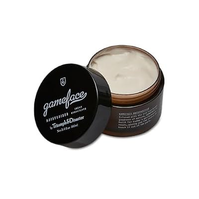 TRIUMPH & DISASTER | Gameface Moisturiser Jar | Hydrating Facial Moisturizer - Lightweight, Non-Greasy Facial Lotion for Men, 3.4 oz