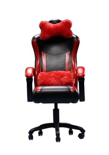 Chaise gaming miniature 1/6 rouge : créez des studios de streaming pour vos figurines