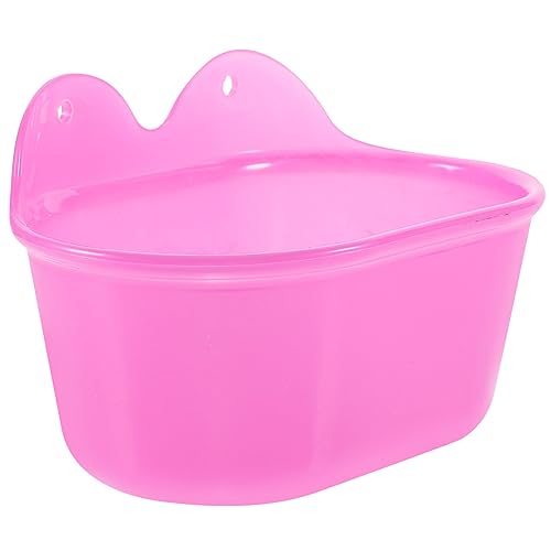 HOUDERCO Plastic Parrot Bath Tub Bird Cage Accessory Parrot Shower Pool Safe Bird Bath