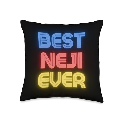 Best Neji Ever - Funny Neji Name Neji Throw Pillow