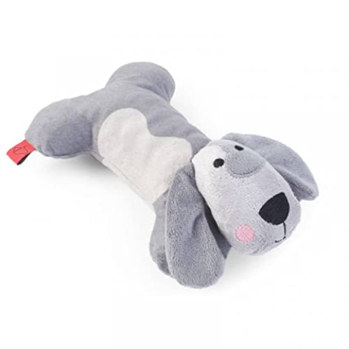 Zoon Sausage Doggie Squeaky Dog Toy Colour Varies 21cm