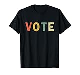 Vote Shirt Retro Voting Rights Suffrage Equality Election T-Shirt