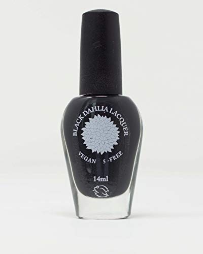 Latex | Pitch Black Matte Nail Polish | Halloween | By Black Dahlia Lacquer Latex | Pitch Black Matte Nail Polish | Halloween | By Black Dahlia Lacquer