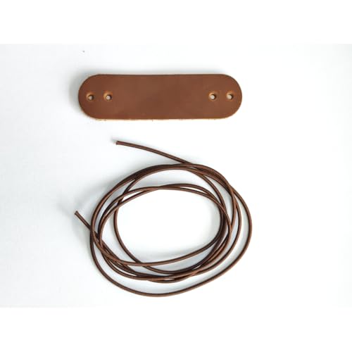 DraCra 3 Pack Travel Notebook Interlocking Band Strap Rope Cord Replacement Genuine Leather Cover Cl