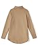 Haloumoning Girls Turtleneck Sweaters Kids Fall Fashion Long Batwing Sleeve Knit Pullover Clothes 3-14 Years Khaki